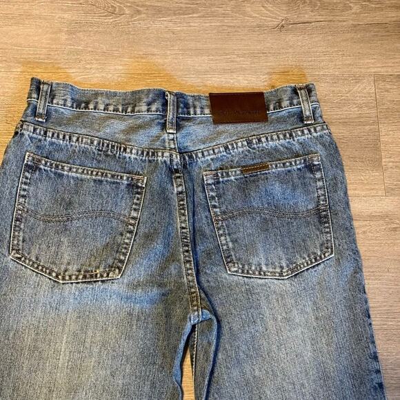 Vintage Calvin Klein Jeans Men’s Size 32 Straight Leg Blue Denim Pants Y2K 90s - Picture 13 of 14